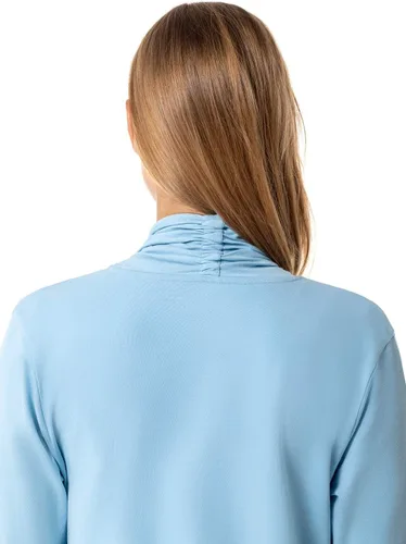 Vista 6 de Envoltura solar de manga larga para mujer - Protección solar UPF 50+ - Marietas Azul ártico