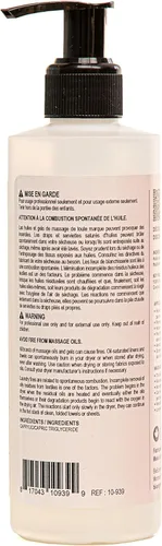 Vista 2 de Aceite de coco fraccionado, sin perfume, 100% natural aceite de palma sin aceite de masaje, aceite de masaje de 8 oz.