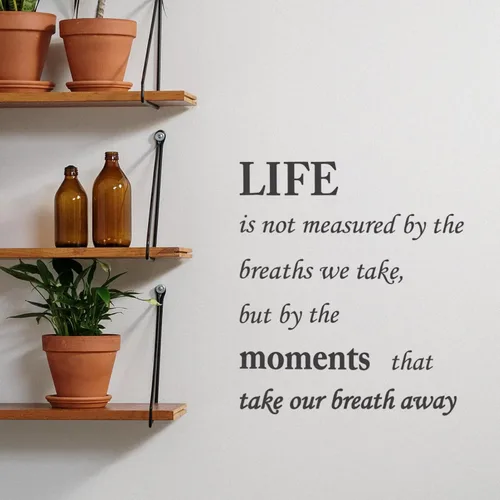 Vista 8 de EXCEART Calcomanías de pared para el hogar, 3 hojas de calcomanías motivacionales para pared, calcomanías de letras inglesas, eslogan de letras