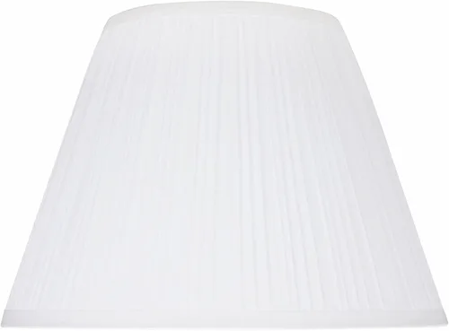 Vista 8 de Aspen Creative 32684A Pantalla de lámpara de construcción de araña con forma de imperio de transición en tela texturizada de lino crema, 7 pulgadas