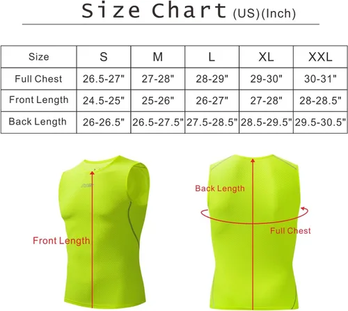 Vista 6 de bpbtti Ropa interior sin mangas de alta absorción para hombre, ropa interior de secado rápido, chaleco ligero deportivo sin mangas
