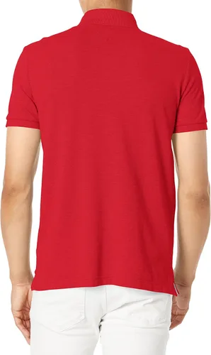 Vista 2 de Tommy Hilfiger Polo de piqué de algodón de manga corta para hombre en ajuste regular