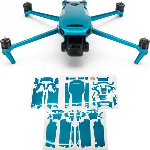 Vista 18 de Adhesivos de piel completa para DJI Mavic 3 / Mavic 3 Classic (Airforce Silver)