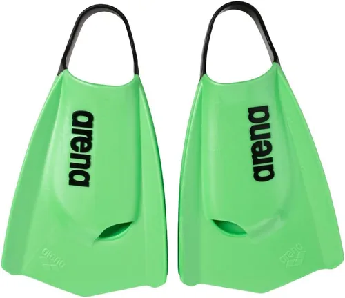 Vista 20 de Arena Unisex Adult Powerfin Pro II - Aletas de entrenamiento para natación para hombres y mujeres, lámina corta de silicona, reversibles