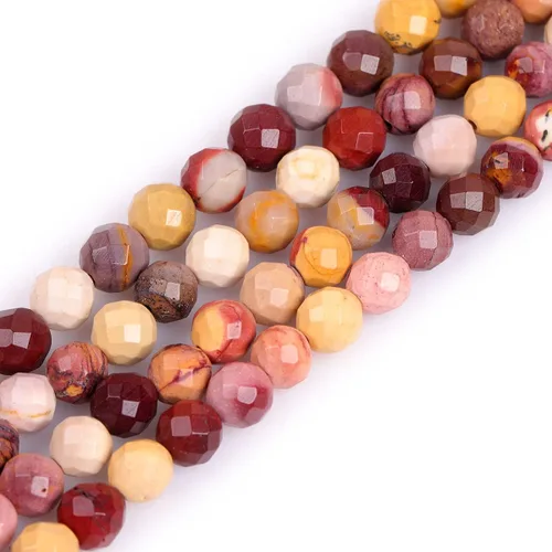 Vista 114 de GEM-Inside - Cuentas sueltas de amatista natural de 0.236 pulgadas (0.236 in), cristal facetado, piedra energética para hacer joyas, 15 pulgadas
