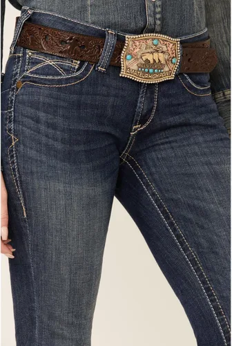 Vista 2 de ARIAT R.e.a.l. - Jeans de tiro medio Corinne para mujer, Pacific