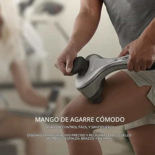Vista 7 de Obusforme Masajeador de espalda de percusión de grado profesional Masajeador de tejido profundo de mano Nodos de masaje dual de 3000 RPM Cinco