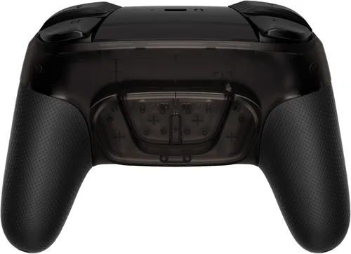 Vista 7 de eXtremeRate Back Buttons Attachment for Nintendo Switch Pro Controller, Clear Black Back Paddles Programable RISE4 Remap Kit for Switch Pro