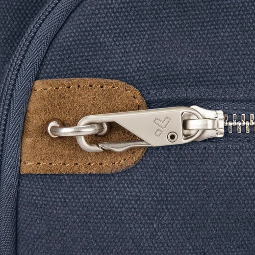 Vista 6 de Travelon Heritage - Mochila antirrobo, Índigo, Mochila antirrobo Heritage