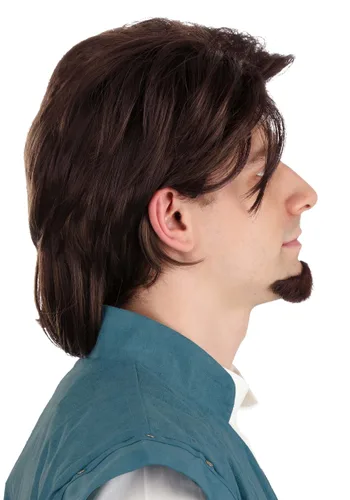 Vista 4 de Peluca y Perilla Flynn Rider de Disney Enredados para Hombre Multicolor