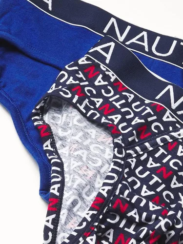 Vista 2 de Nautica Paquete de 3 calzoncillos elásticos de algodón para hombre