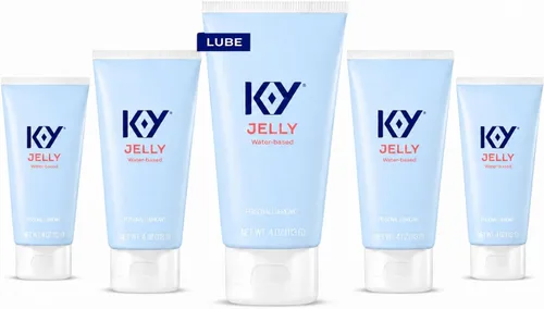 Vista 10 de K-Y Jelly Classic Fórmula a base de agua amigable con el cuerpo, 4 onzas líquidas, lubricante personal para sexo más húmedo para hombres, mujeres