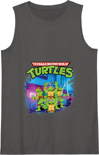 Vista 5 de Mademark x Teenage Mutant Ninja Turtles - Camiseta sin mangas clásica para adolescentes Negro