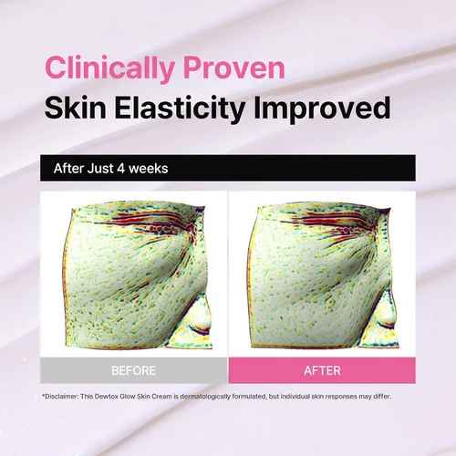 Vista 3 de Dewtox Glow Skin Cream, humectante facial reafirmante e hidratante con retinol y niacinamida, cuidado de línea fina, cuidado de la piel coreano