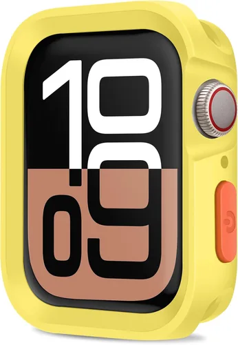 Vista 28 de Amizee Estuche Resistente Compatible con Apple Watch Series 9/8/7 41mm SE 3/2/1 Series 6/5/4 40mm, Funda Protectora de TPU Blanda a Prueba de Golpes