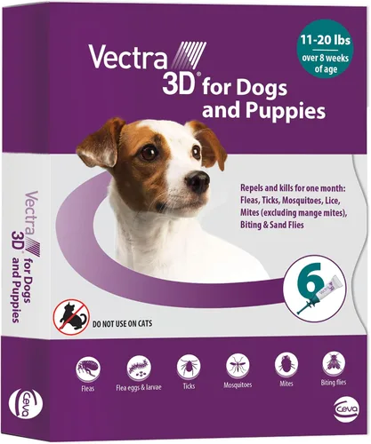 Vista 5 de Vectra 3D Prevención de pulgas y garrapatas para perros pequeños 11-20