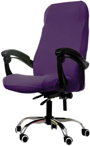 Vista 9 de Melaluxe Funda para silla de oficina con fundas para brazos - Funda elástica universal para silla de escritorio, fundas para silla de computadora