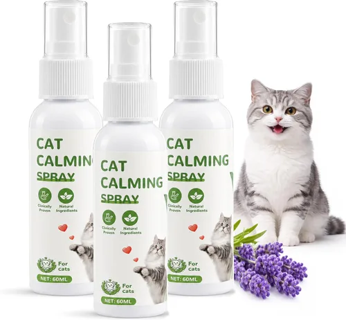 Vista 12 de 2 botellas de feromonas calmantes para gatos en aerosol para hogares