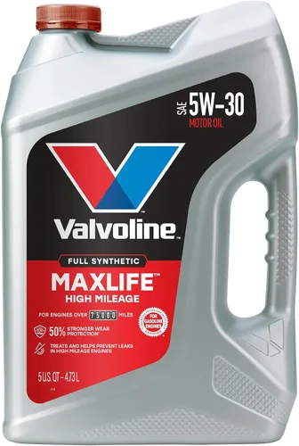 Vista 28 de Valvoline - Aceite de alto millaje 150 K con MaxLife Plus Technology, SAE 5W-20, 1 cuarto de galón