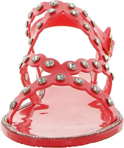 Vista 2 de Kenneth Cole REACTION Sandalia Dahlia Jelly Jewel para mujer con plataforma plana