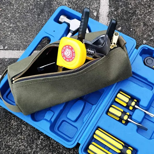 Vista 9 de Rough Enough - Bolsa de herramientas pequeña portátil, organizador EDC con asa