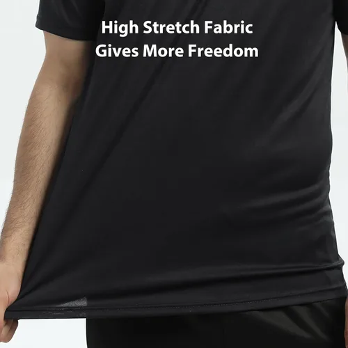 Vista 6 de Camisetas para hombre, paquete de 5 camisetas de manga corta4 unidades de manga larga, camisetas de entrenamiento para gimnasio, atletismo, correr