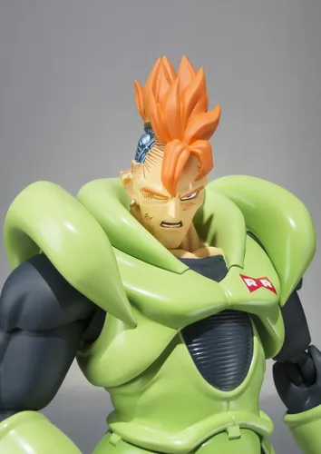 Vista 5 de Bandai Tamashii Nations SH Figuarts Android 16" Dragon Ball Z" figura de acción