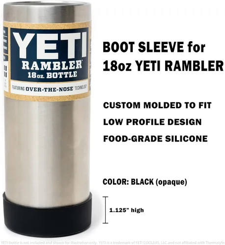 Vista 2 de Funda de silicona para botas de perfil bajo para botellas y tazas Yeti Rambler