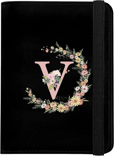 Vista 9 de Linda Funda para Pasaporte y Soporte Combo, Cubierta para Pasaporte con Bloqueo RFID, Compatible con Billetera para Hombres y Mujeres, Protector