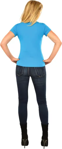 Vista 2 de Rubie's Camiseta clásica de Marvel Universe Spider-Girl para mujer, Rojo Azul Negro