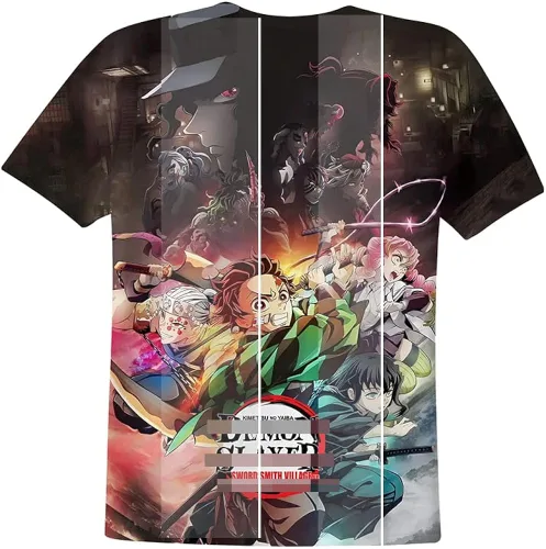 Vista 2 de Camiseta de manga corta con estampado 3D para hombre