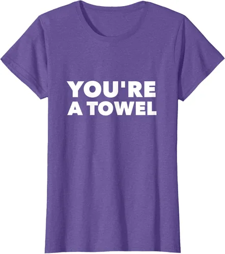 Vista 18 de Eres un toalla Funny camisa, mujer XL, Negro