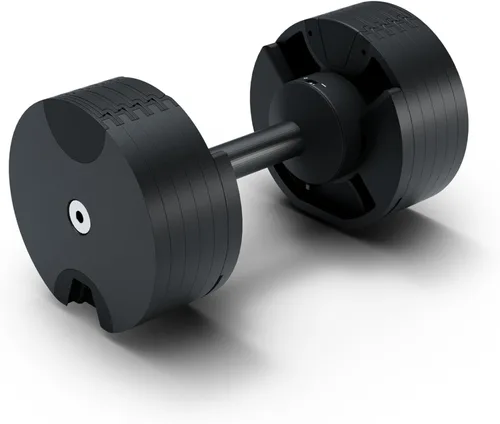 Vista 6 de Matrix Fitness DB50 - Mancuernas ajustables de 50 libras Ajustes rápidos para entrenamiento de fuerza y HIIT Reemplaza 10 pares de mancuernas