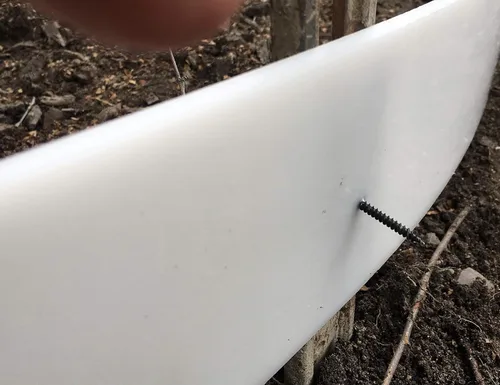 Vista 6 de Formas flexibles de plástico para hormigón plano y bordillos pequeño conjunto (cuatro piezas de 4 "x 8', 4" x 32' en total) de Walttools