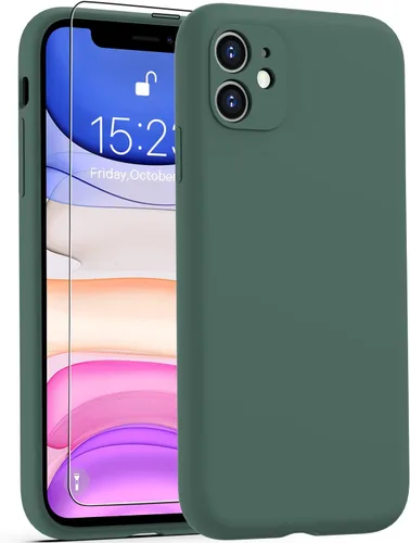 Vista 32 de Goodon Funda para iPhone 11 Pro con protector de pantalla - Protección mejorada de la cámara - Forro de microfibra suave - Funda protectora