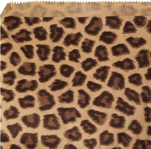 Vista 6 de Ikee Design 200 unidades de papel de 4 x 6 pulgadas con estampado liso o bolsas de estraza estampadas para dulces, galletas, mercancía, recuerdos