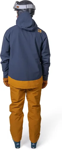 Vista 3 de Flylow Chaqueta de patrulla para hombre, impermeable, transpirable, abrigo de esquí y snowboard