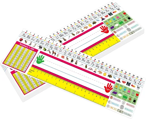 Vista 7 de Fancy Land Placas de identificación de referencia de escritorio Placas de identificación de manuscrito Paquete de 36, autoadhesivos, estudiantes