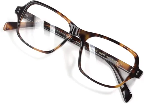 Vista 2 de EAREADA - Gafas ópticas de acetato para hombre con montura Takeshi Kaneshiro