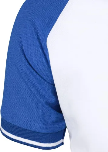 Vista 4 de HOOD CREW Polo de manga corta con cremallera para hombre