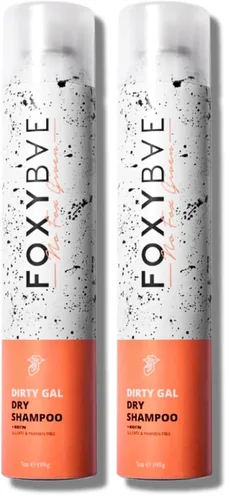 Vista 10 de FoxyBae Champú en polvo seco – Fórmula sin aerosol con biotina, tapioca y arrurruz – Absorbe aceite y añade volumen – Para cabello oscuro, castaño
