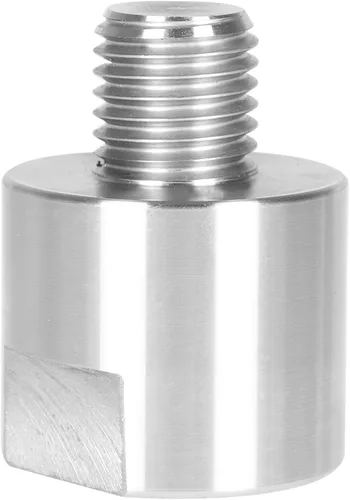 Vista 2 de El adaptador de cabezal de torno convierte 1-1/4 pulgadas x 8tpi a 1 pulgada x 8 tpi para torno de carpintería