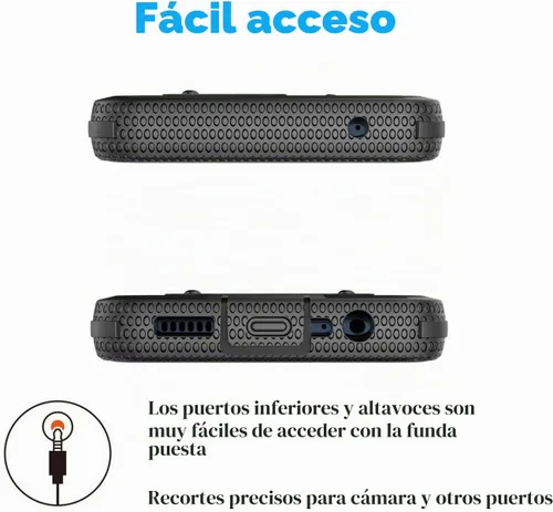 Vista 5 de Njjex Funda para Moto G 5G 2022, para Motorola G 5G 2022, funda de teléfono [Nbeck] a prueba de golpes resistente con protector de pantalla
