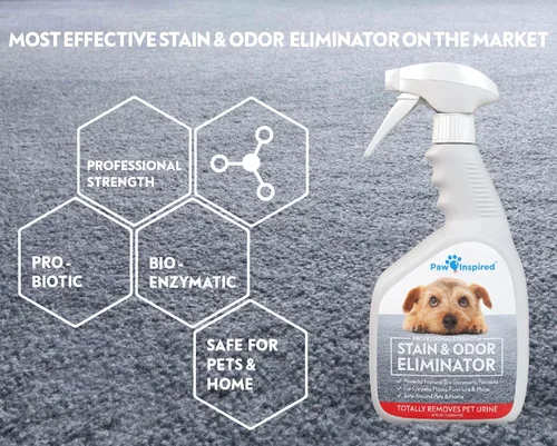 Vista 3 de Paw Inspired Limpiador enzimático, espray eliminador de manchas y olores