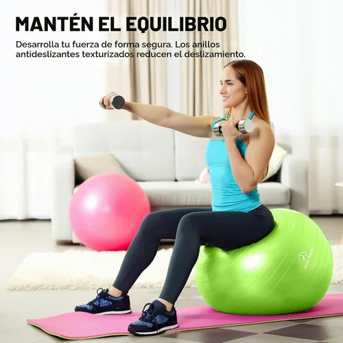 Vista 2 de ProBody Pilates Yoga Ball - Vibrant Colors Exercise Ball