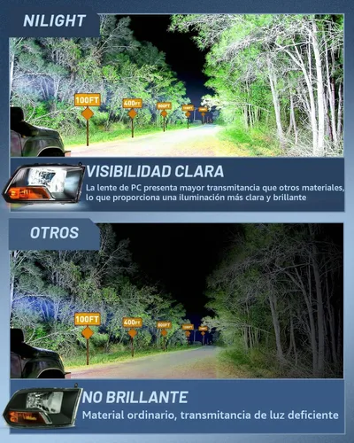 Vista 7 de Nilight Conjunto de faros delanteros para Dodge Ram 1500 2500 3500 2009 2010 2011 2012 modelo de doble haz, repuesto de faros originales