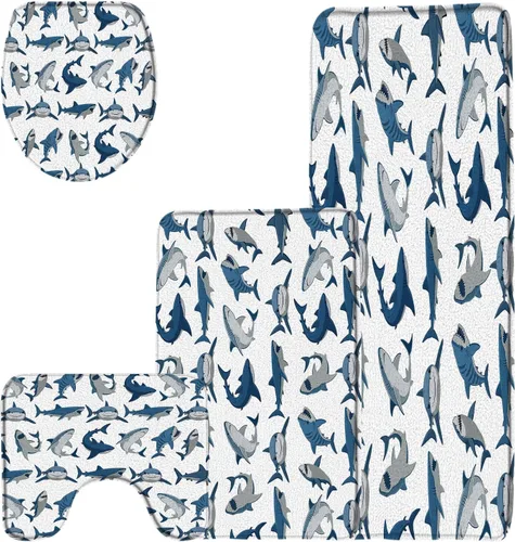 Vista 24 de GCTNBJL Atomic Starburst - Tapete de baño para gatos de mediados de siglo, moderno, abstracto, geométrico, diamante estrella, icónico de los años 50