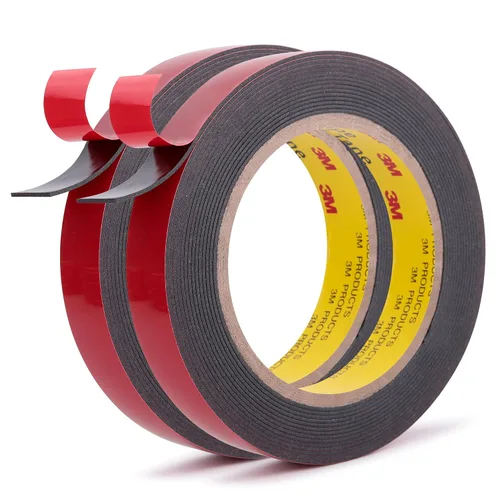 Vista 9 de 3M Automotive Acrylic Plus Tape, 0.24 pulgadas x 18 pies, PT1100, gris