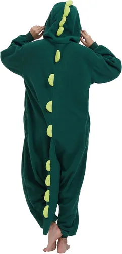 Vista 7 de DELEY Halloween Onesie Adult Pajamas Cosplay Animal Homewear Sleepwear Jumpsuit Costume for Women Men
