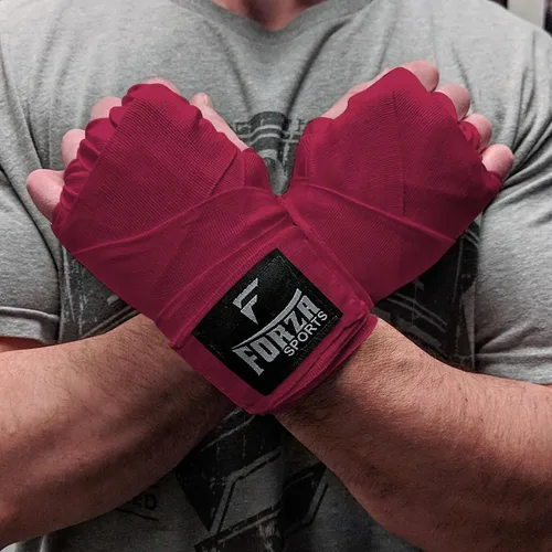 Vista 29 de Forza Sports Vendas de boxeo y MMA estilo mexicano de 180" Concientización sobre el autismo Azul